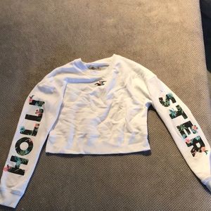 HOLLISTER girls cropped sweatshirt sz XS
